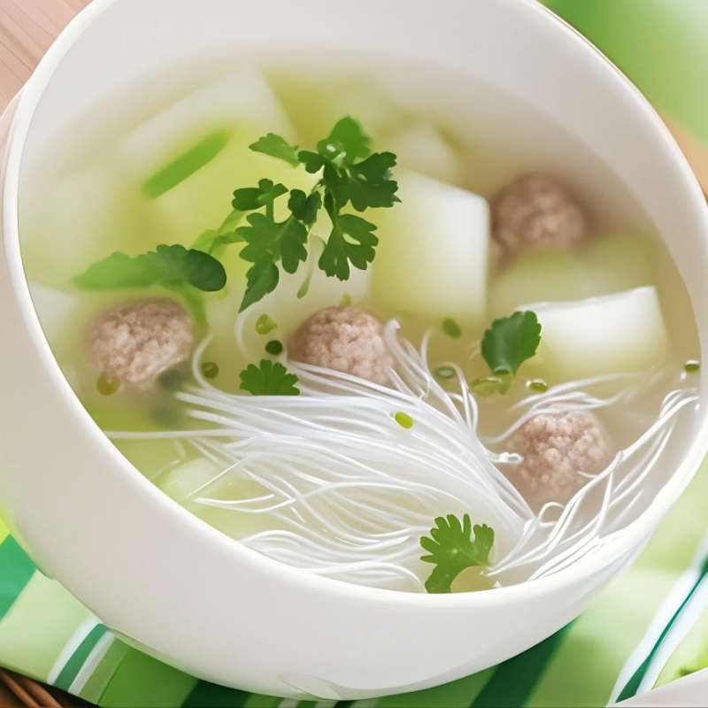 冬瓜丸子粉丝汤